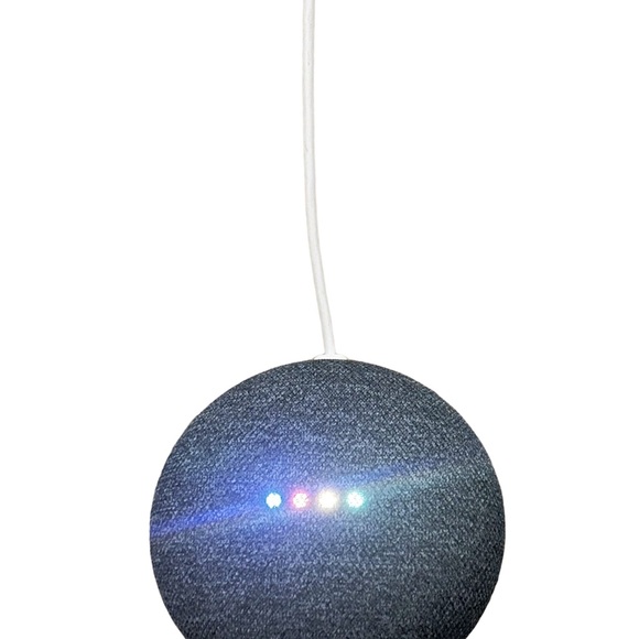 Google Home Mini Charcoal Smart Speaker with Power Adapter - Picture 6 of 7